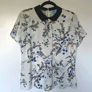 CeCe Floral Blouse